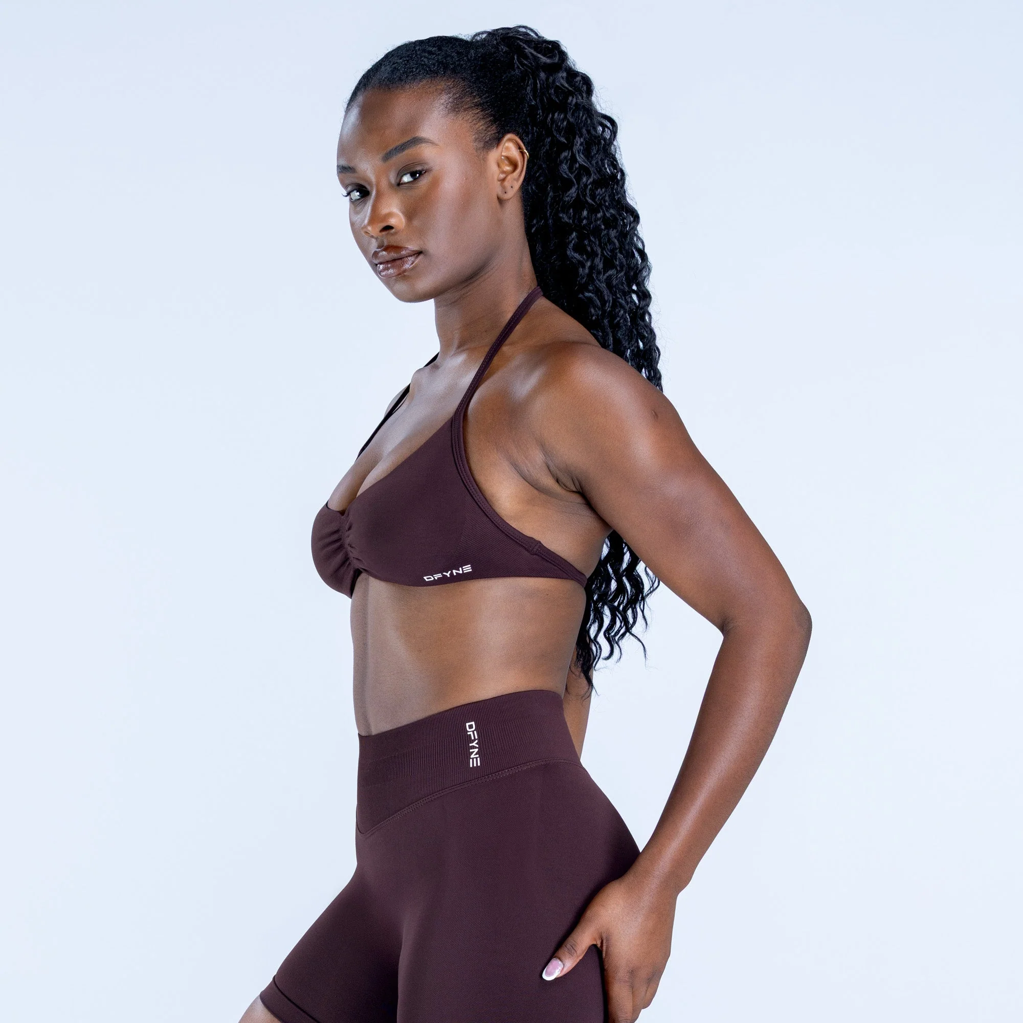 Impact Strappy Bra Espresso - 3